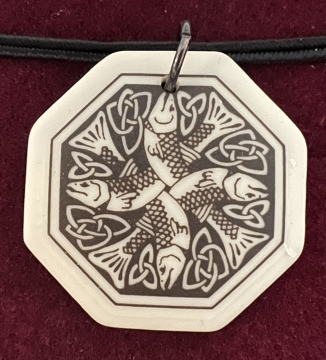 Necklace Pendant Fish (Octagon)